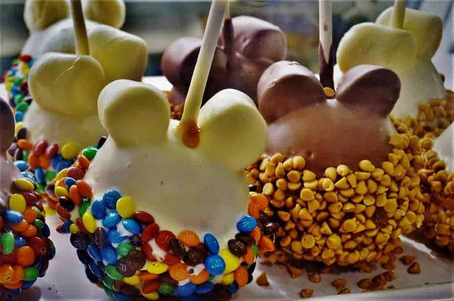mickey mouse candy apple