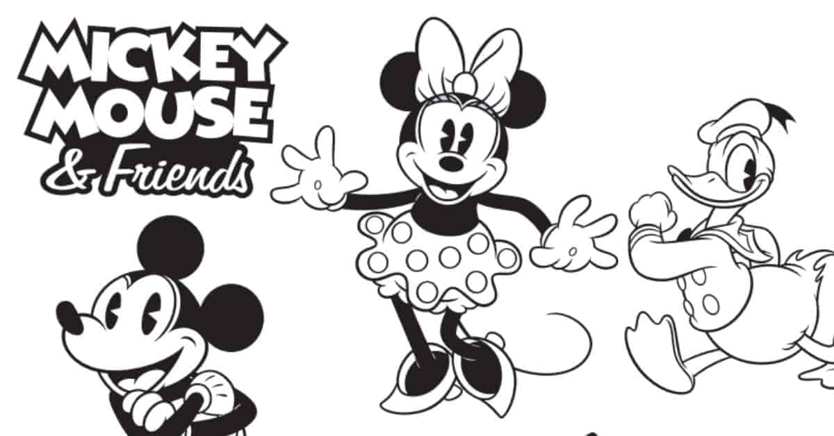 Printable Kids Disney Coloring Pages