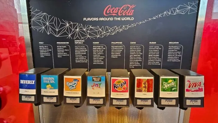 Coke Flavors at Club Cool