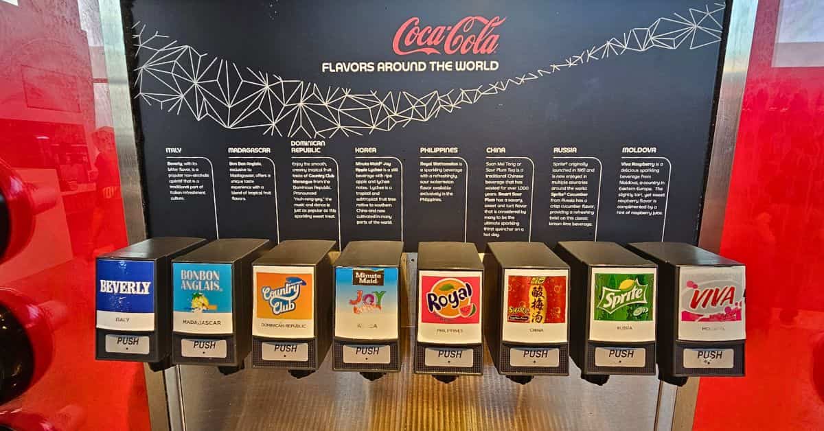 Coke Flavors at Club Cool