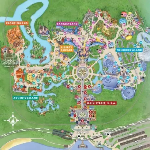 Magic Kingdom Map 2024 - Disney Insider Tips