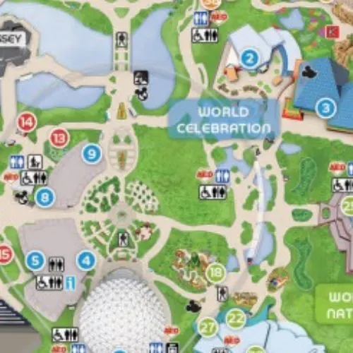 mapa de epcot