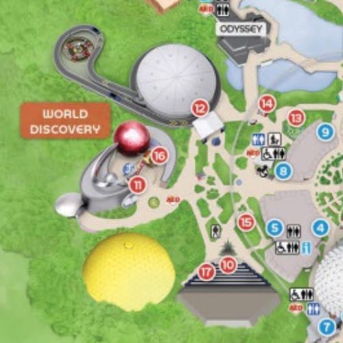 EPCOT Map 2024