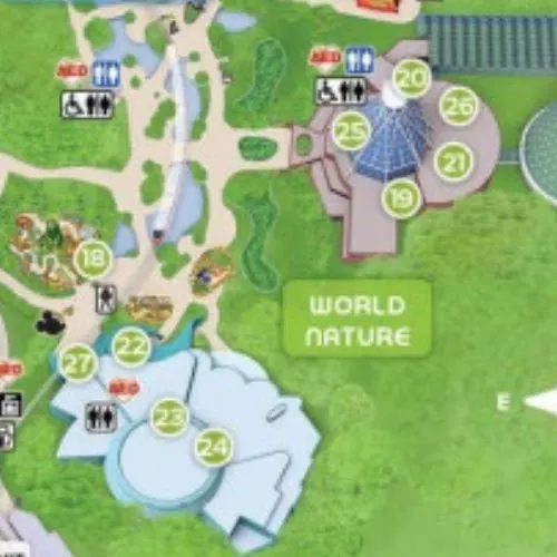 EPCOT Map 2024